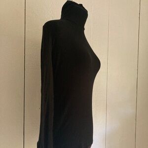 White House Black Market XS Black Layering Turtleneck